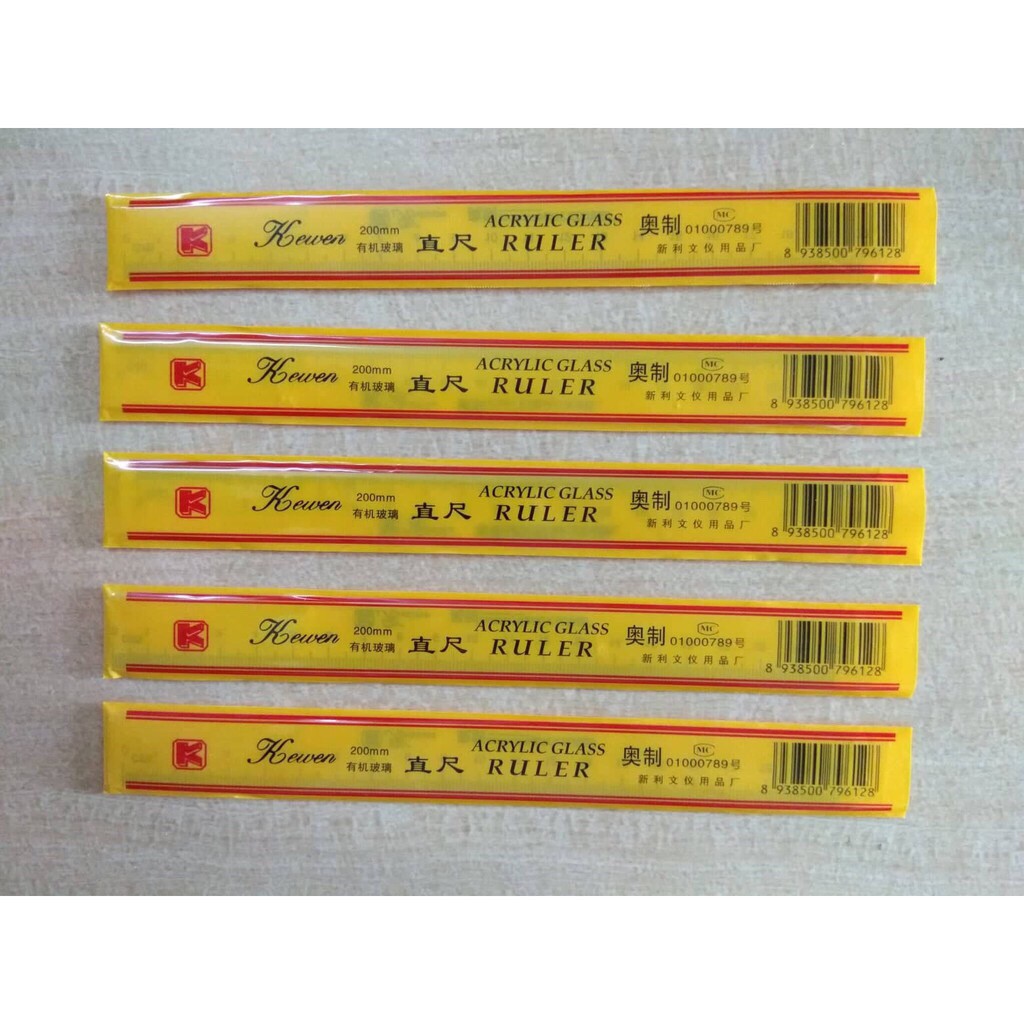 Thước kẻ mica 20,30,50cm