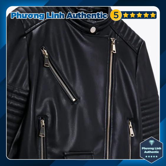 Áo khoác da Jacket Zara Auth new tag có sẵn 3046/028 3046028