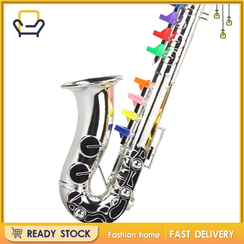 Đồ Chơi Kèn Saxophone 8 Nốt Bằng ABS Và Kim Loại Mini Cho Bé Mẫu Giáo 3 Tuổi