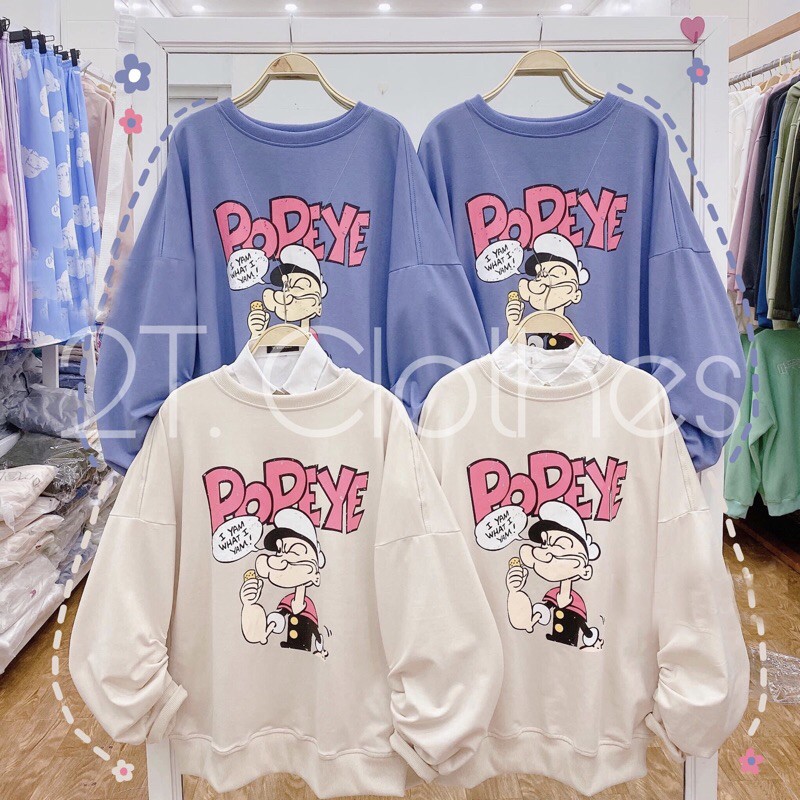 Áo Sweater Nỉ POPEYE Unisex