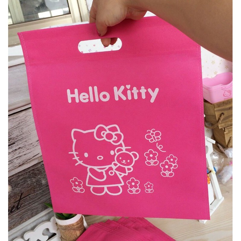 Túi vải không dệt Hello Kitty