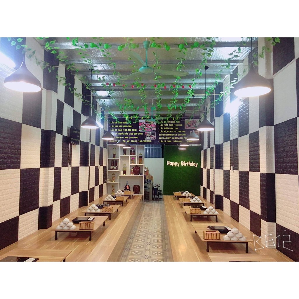 [Kho Hà Nội] [Sỉ-Lẻ] Xốp dán tường 3d giả gạch kích thước 70 x 77 cm giá rẻ tại Hà Nội | BigBuy360 - bigbuy360.vn