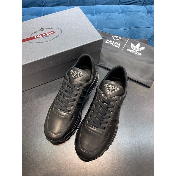 Giày thể thao nam thương hiệu Prada da thật cao cấp