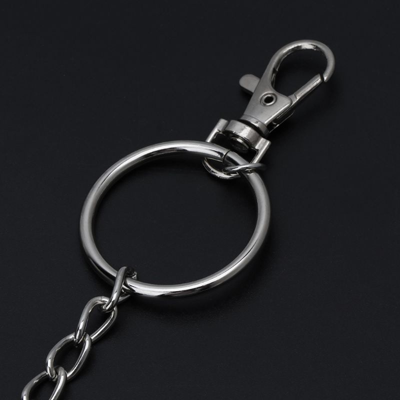 Dây chuỗi xích dài bằng kim loại có kẹp gắn ví/ quần jean sành điệu phong cách hip hop cho nam