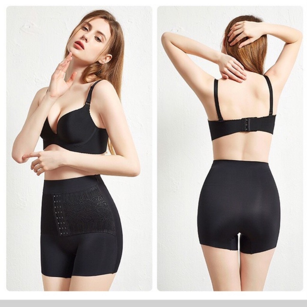 Quần Gen Nịt Bụng Cạp Cao Có Mắc Cài, Mặc Trong Váy Giúp Eo Thon Dáng Đẹp Cho Phụ Nữ | BigBuy360 - bigbuy360.vn