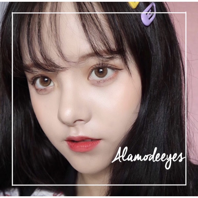 Lens nâu hoa tây nhẹ