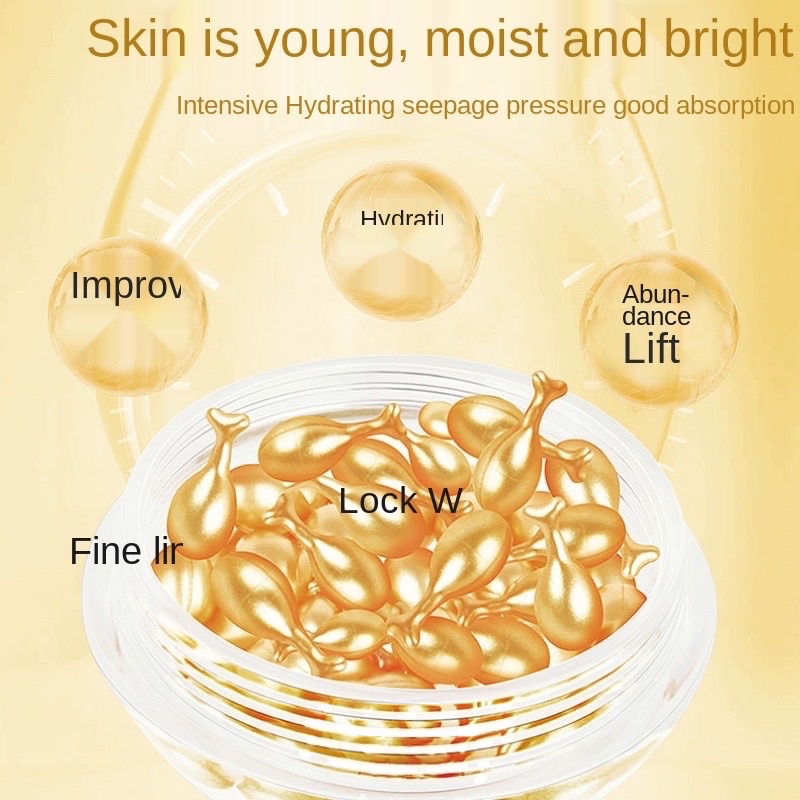 Viên serum dưỡng da tinh chất cá hồi ngoc trai trắng mịn căng bóng ngừa mụn xoá thâm