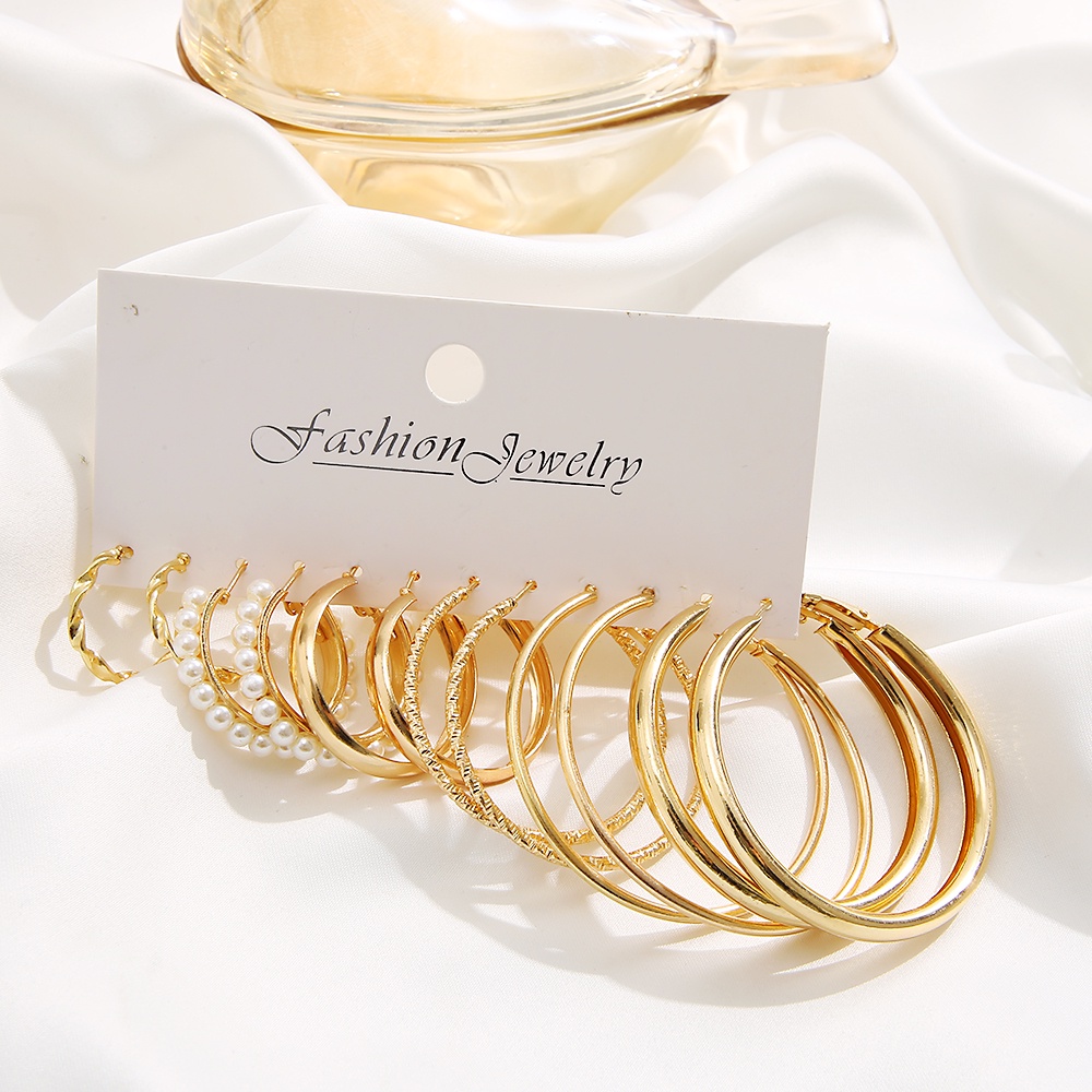 Bộ Khuyên Tai Ngọc Trai Hình Vuông / Trái Tim / Bươm Bướm Phong Cách Cổ Điển