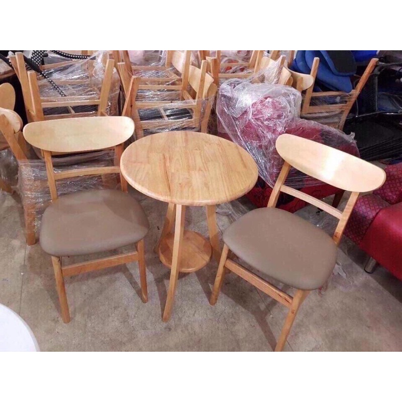 Bàn tròn 2 tầng 60cm, cao 73cm