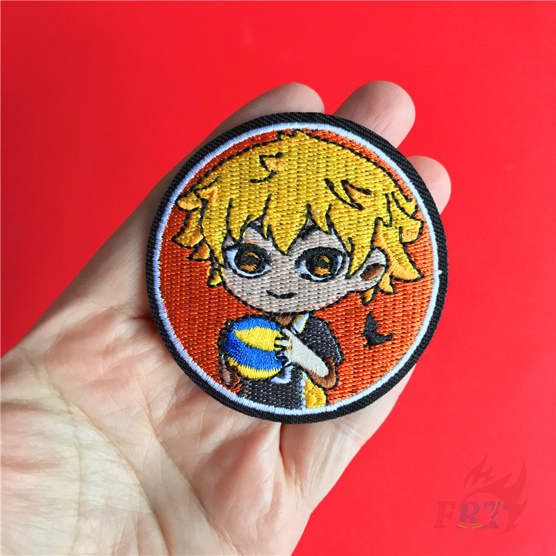 ☸ Miếng Dán Ủi Quần Áo Hình Anime Haikyuu ☸ 1 Miếng Dán Ủi Lên Quần Áo Hình Huy Hiệu