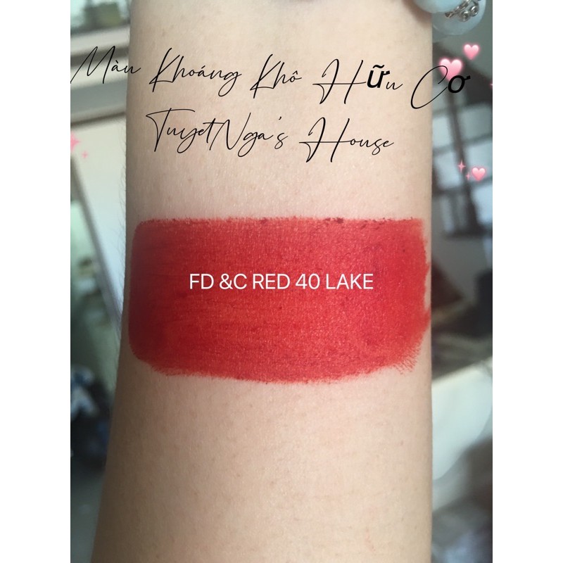 FD & C Red 40 Alum Lake-màu khoáng Mỹ