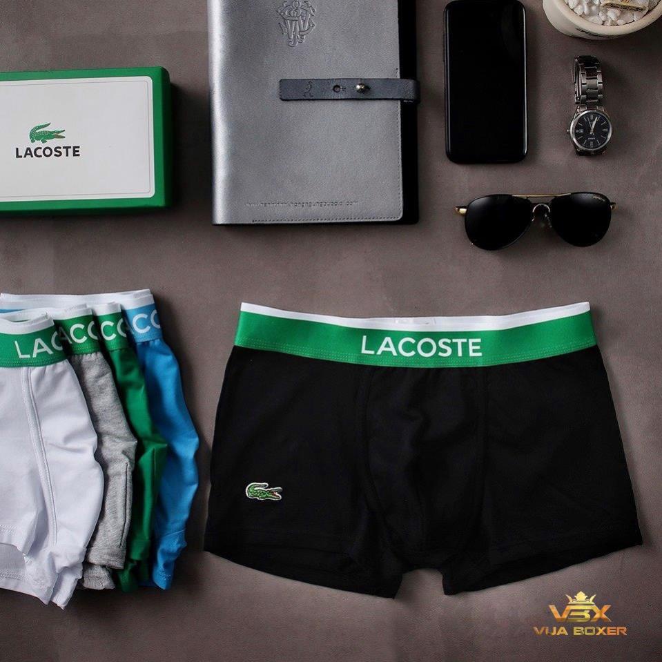 Quần Lót Nam Boxer Quần Sịp Nam Vải Cotton Thấm Hút Kháng Khuẩn Co Dãn Tốt LACOS-CT01