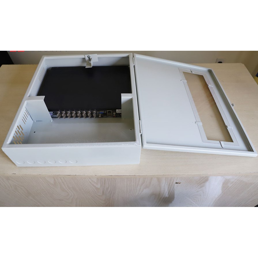 Tủ đựng đầu ghi camera dài 45cm rộng 38cm cao 12cm sơn tĩnh điện, dày dặn chắc chắn