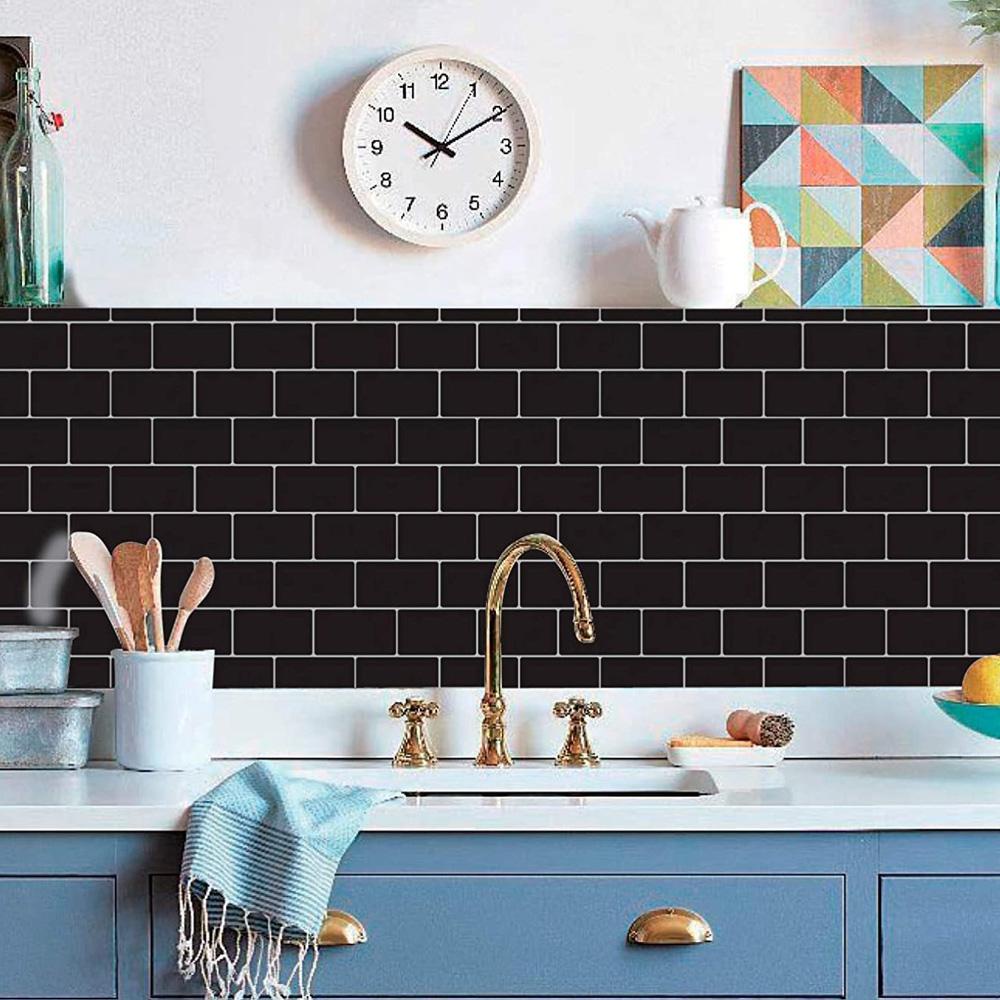 Sticker Dán Tường Chống Thấm Nước Tự Dính Họa Tiết Gạch Sứ Trang Trí Nội Thất DIY
