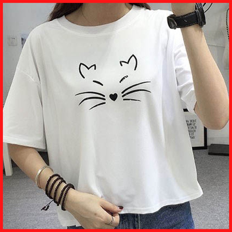 Áo Thun Nữ Màu Trắng In Họa Tiết Hình Con Cáo Cute ATN4001 - J.A Shop