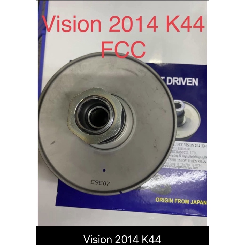 Nguyên cụm Puly nồi sau hàng chính hãng FCC cho xe tay ga Honda Airblade 110, AB 125 150, PCX, Lead 125, Vairo, Vision