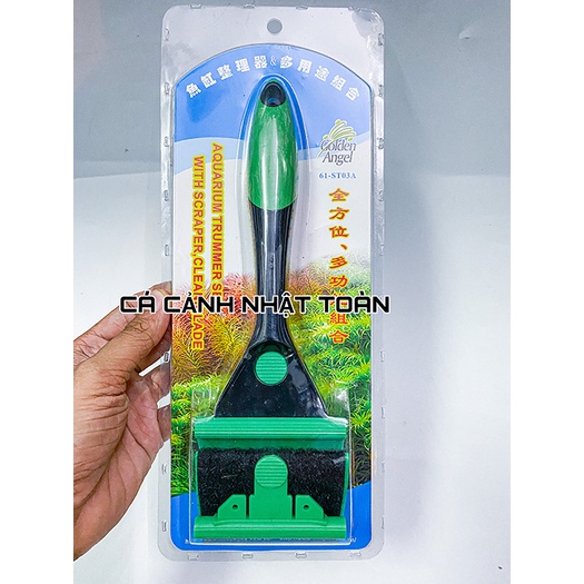 DỤNG CỤ VỆ SINH BỂ CÁ 3 IN 1 CẠO RÊU, CHÀ HỒ 61 ST03A