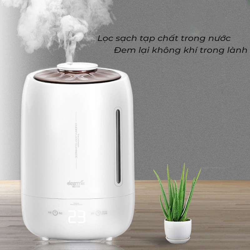 Máy phun sương tạo ẩm Deerma F600 [BH 12 THÁNG] phun sương liên tục 8-12 giờ tạo độ ẩm phòng