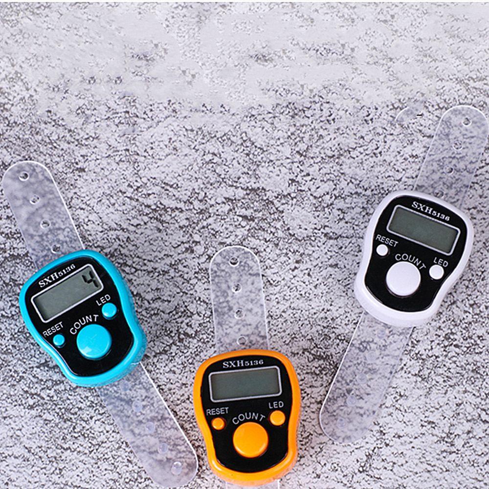 BSUNS 1 X Dụng Cụ Đếm Số Ngón Tay Màn Hình LED Màu Sắc Ngẫu Nhiên