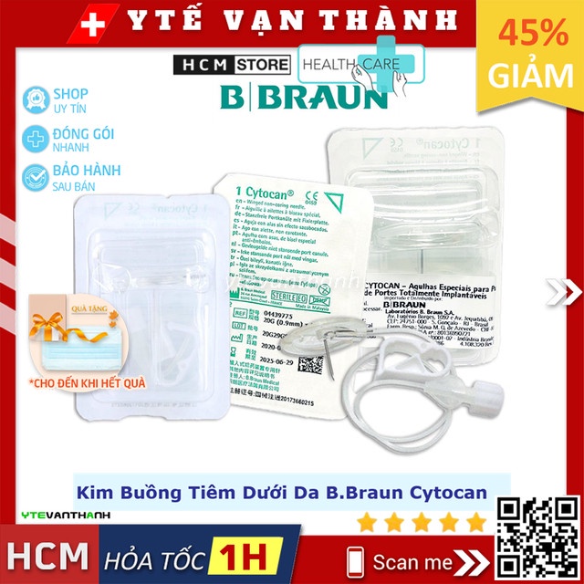 ✅ Kim Buồng Tiêm Dưới Da B.Braun Cytocan -VT0400 | Y Tế Vạn Thành