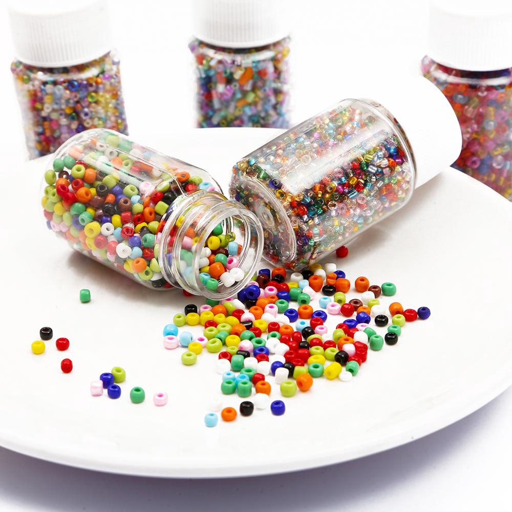 Lọ 3000 hạt cười xỏ làm trang sức 2mm