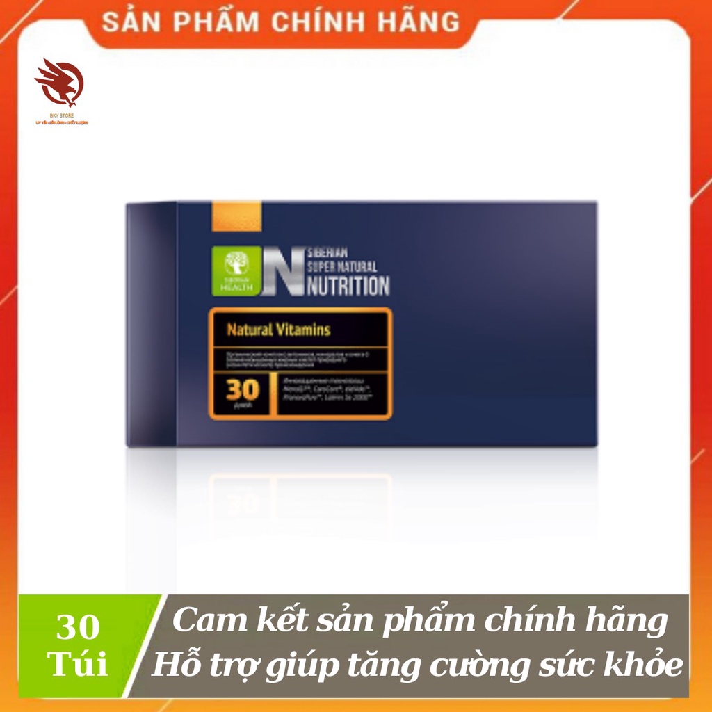 [ CHÍNH HÃNG ] - Super Natural Nutrition Siberian, Giúp bổ sung vitamin và khoáng chất, tăng cường sức khỏe - Hộp 30 túi