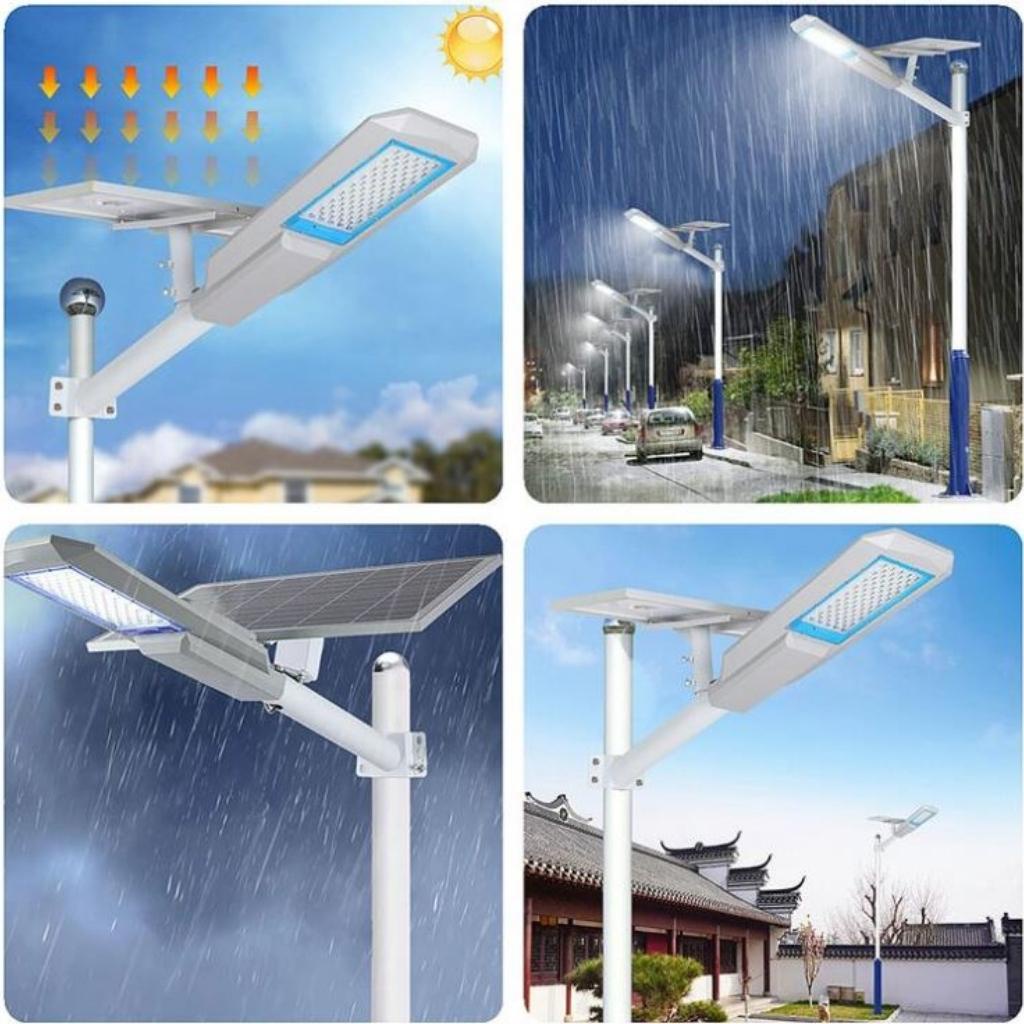 Đèn Năng Lượng Mặt Trời Sân Vườn,Đèn Led Đường Phi Thuyền  Cao Cấp 400W Có Điều Khiển Từ Xa, Chống Nước IP67