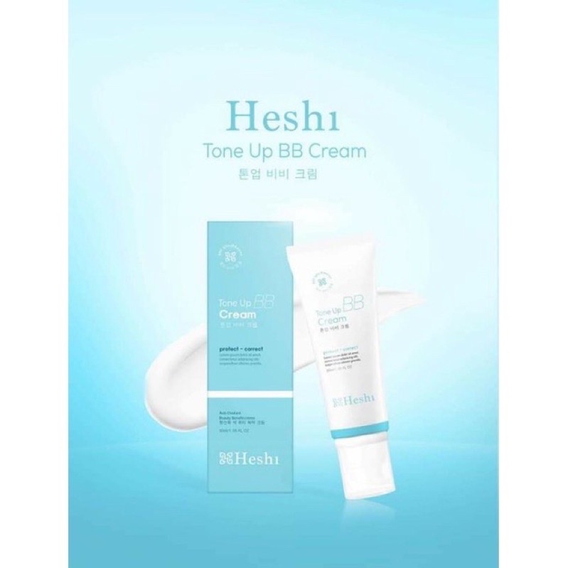 Kem chống nắng dưỡng ẩm, chống lão hóa, nâng tông da BBCream chính hãng Heshi