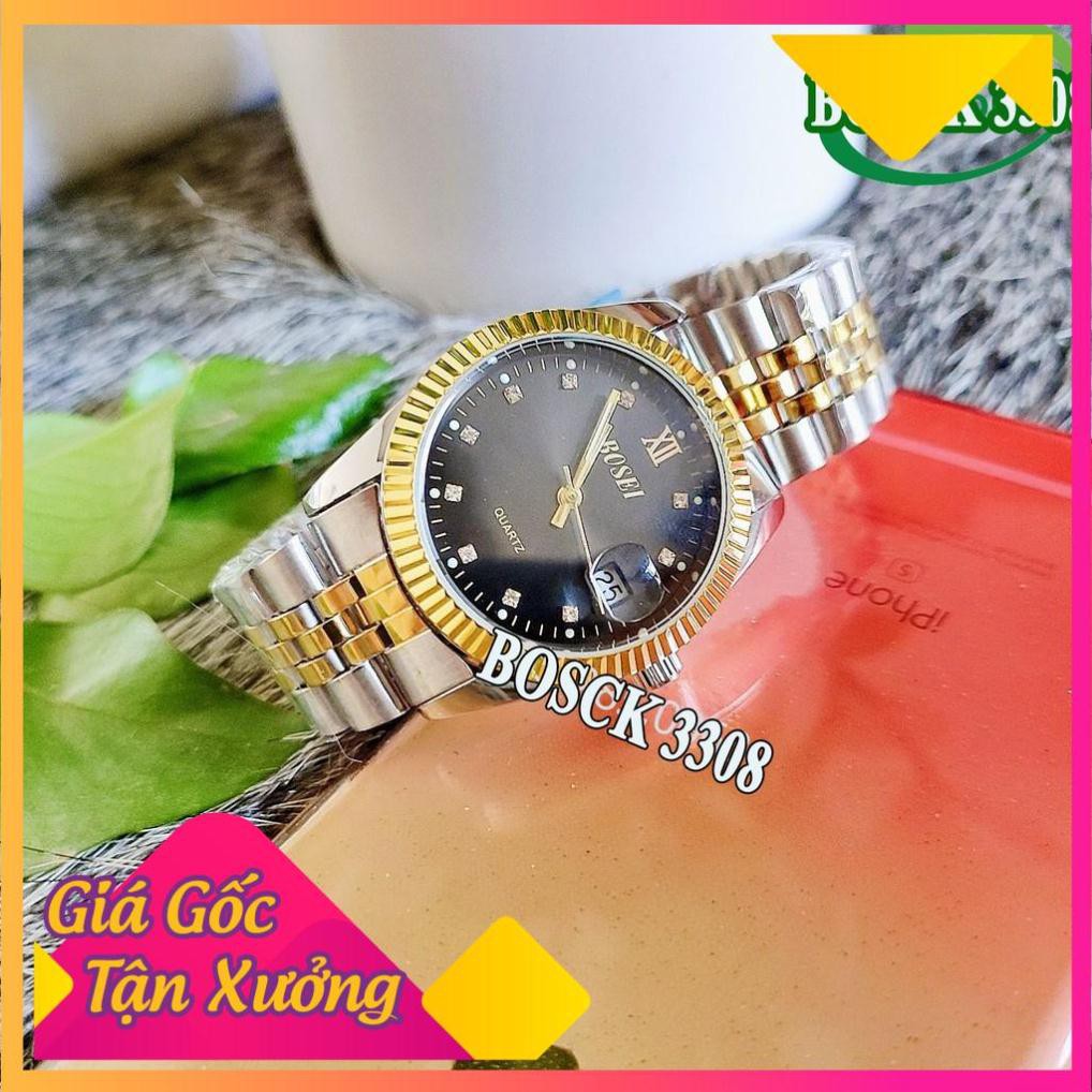 ĐỒNG HỒ NAM BOSCK 3308 CAO CẤP | Thiết Kế Lịch Lãm - Sang Trọng | DH0007 sunyhalinh.shop