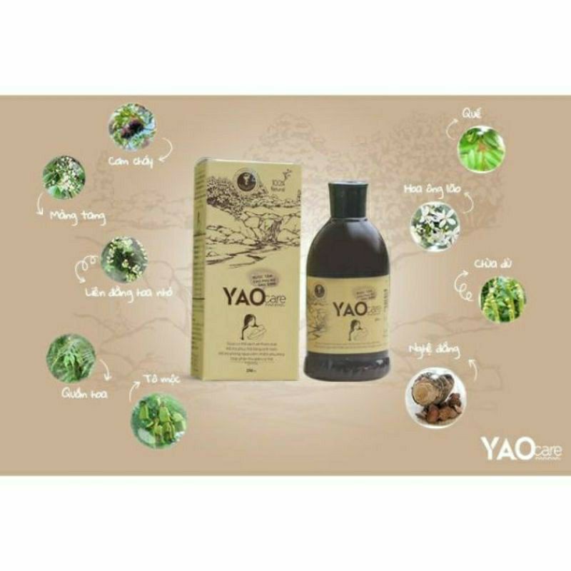 Thảo dược xông ngâm vùng kín phụ nữa sau sinh Yaocare Mama (chai 250ml)