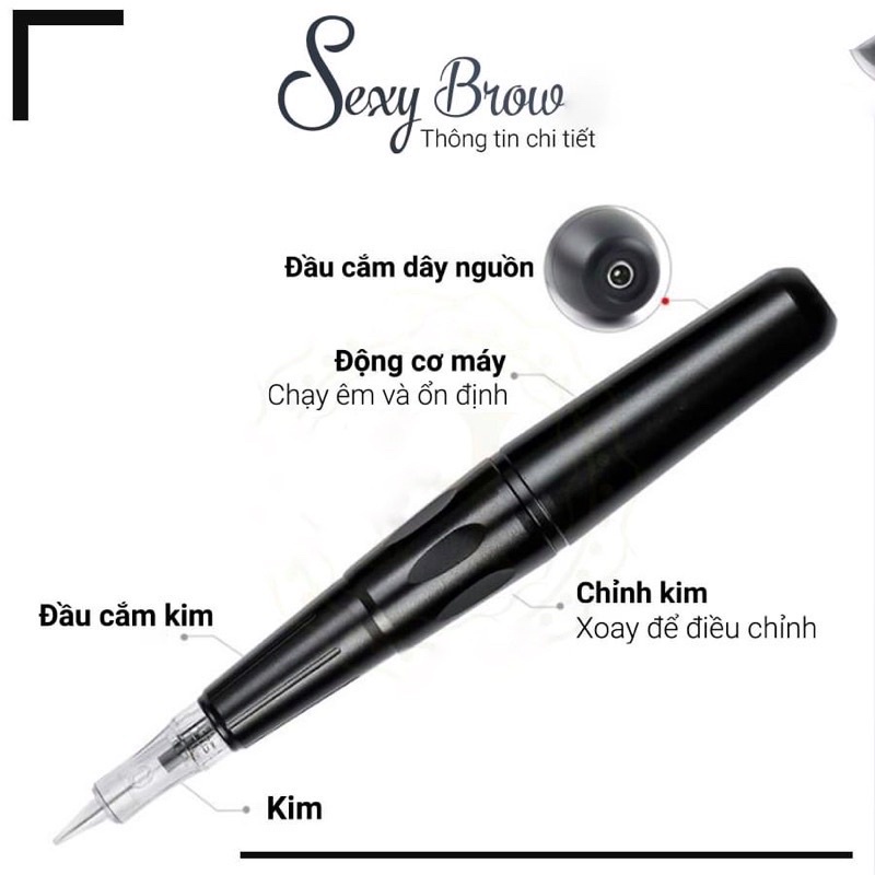 Máy Phun Xăm KTS Tạo Hạt Sợi Sexy Brows MICROBLADING DIGITAL, Máy Phun Xăm Thẩm Mỹ