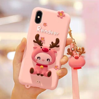 Ốp tuần lộc Lofter Chính hãng cao cấp cho Iphone 6/6S/6Plus/6SPlus/7Plus/8Plus/X/Xs/XsMax (Tặng kèm lục lạc sành điệu)