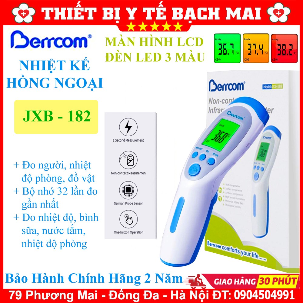 GIÁ SHOCK Nhiệt Kế Hồng Ngoại Cao Cấp Berrcom JXB-182