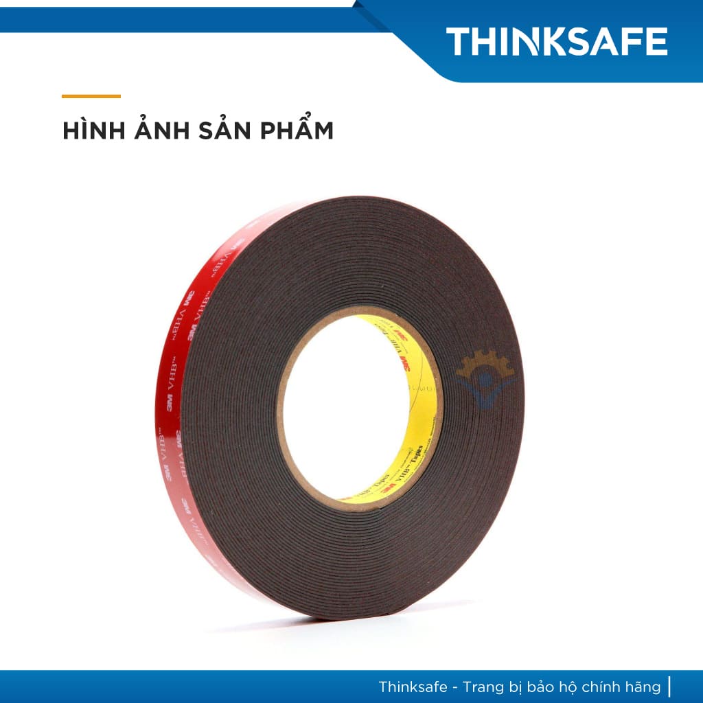 Băng dính 2 mặt thương hiệu 3M siêu chắc VHB 5952 keo xốp 2 mặt dán tường siêu dính, cường lực dán tường - THINKSAFE