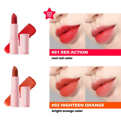 Son Thỏi Lì, Siêu Mịn Lilybyred Mood Cinema Matte Ending