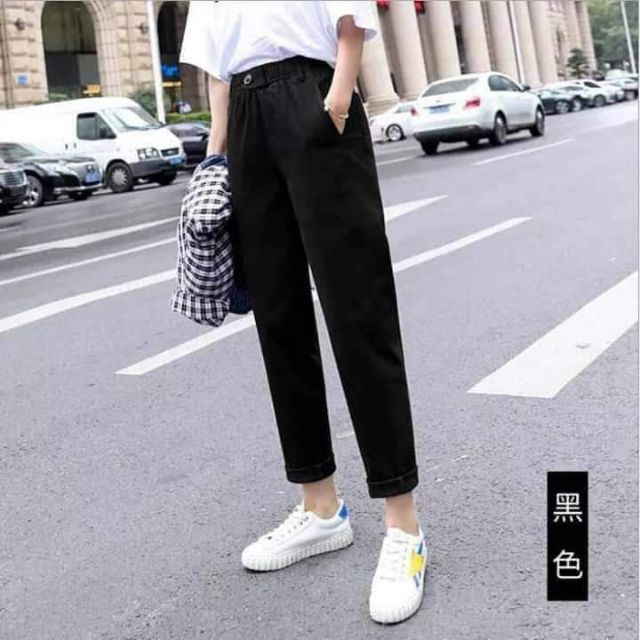 Set combo Quần baggy đen