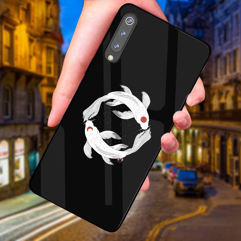 Ốp hình Xiaomi Mi 9/ Mi 9 SE/ Mi 9 Pro/ Mi 9 Lite Mặt lưng cường cao cấp, sáng bóng, Thiết kế độc quyền