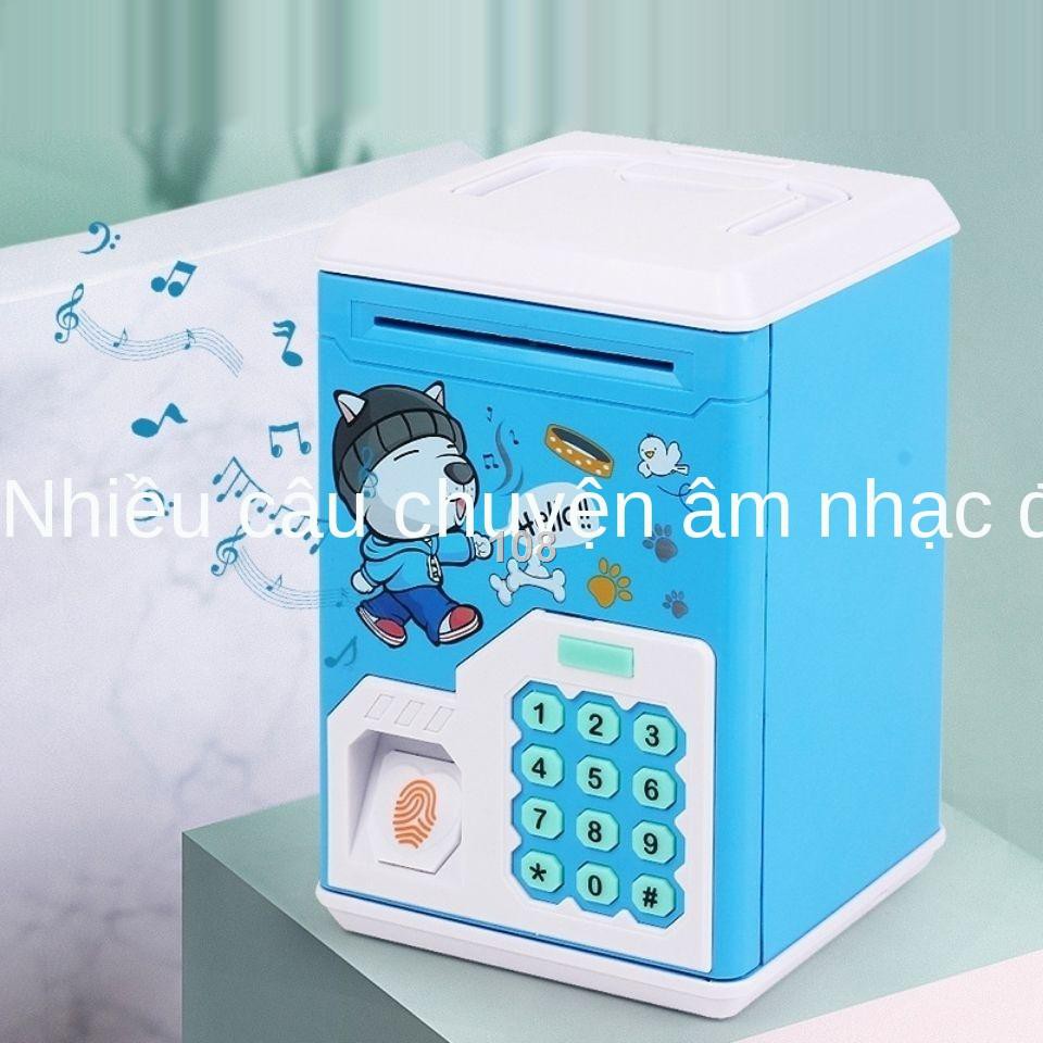 NHummer vận chuyển tiền mặt xe cảnh sát heo đất chống rơi lưới màu đỏ hộp mật khẩu dấu vân tay cậu bé và cô gái ATM