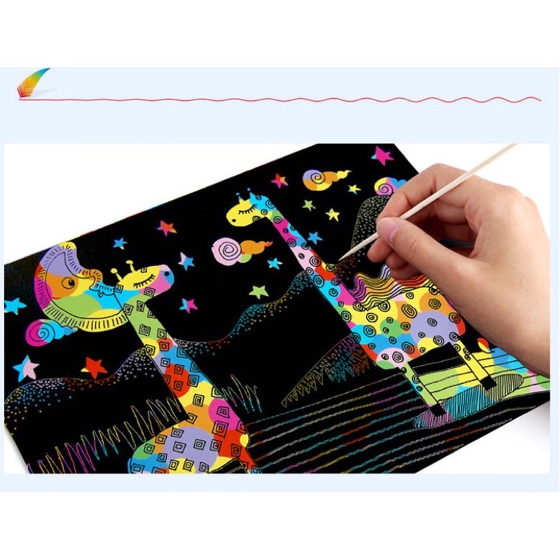 Sổ tay ma thuật Scratch Note sáng tạo nhiều sắc màu 14x10cm - Minh An Saigon