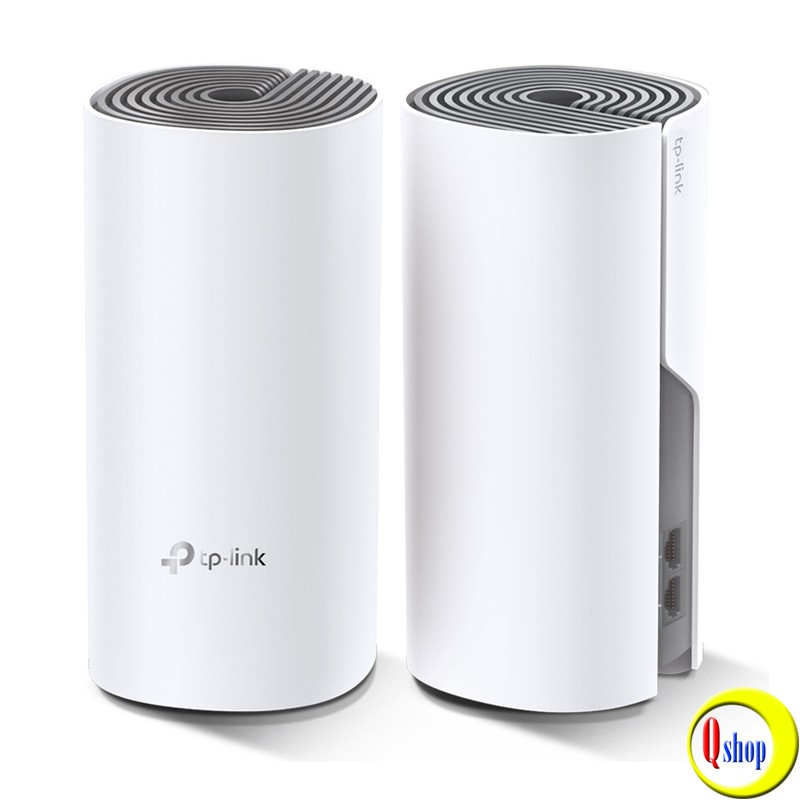 Bộ phát Wifi Mesh băng tần kép TP-Link Deco E4 (2 pack), chính hãng