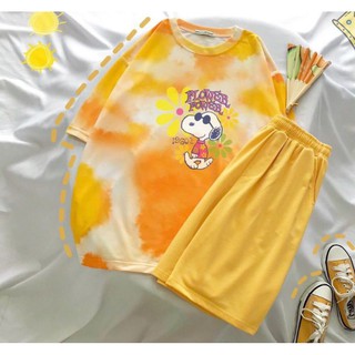 Set bộ ngố loang màu