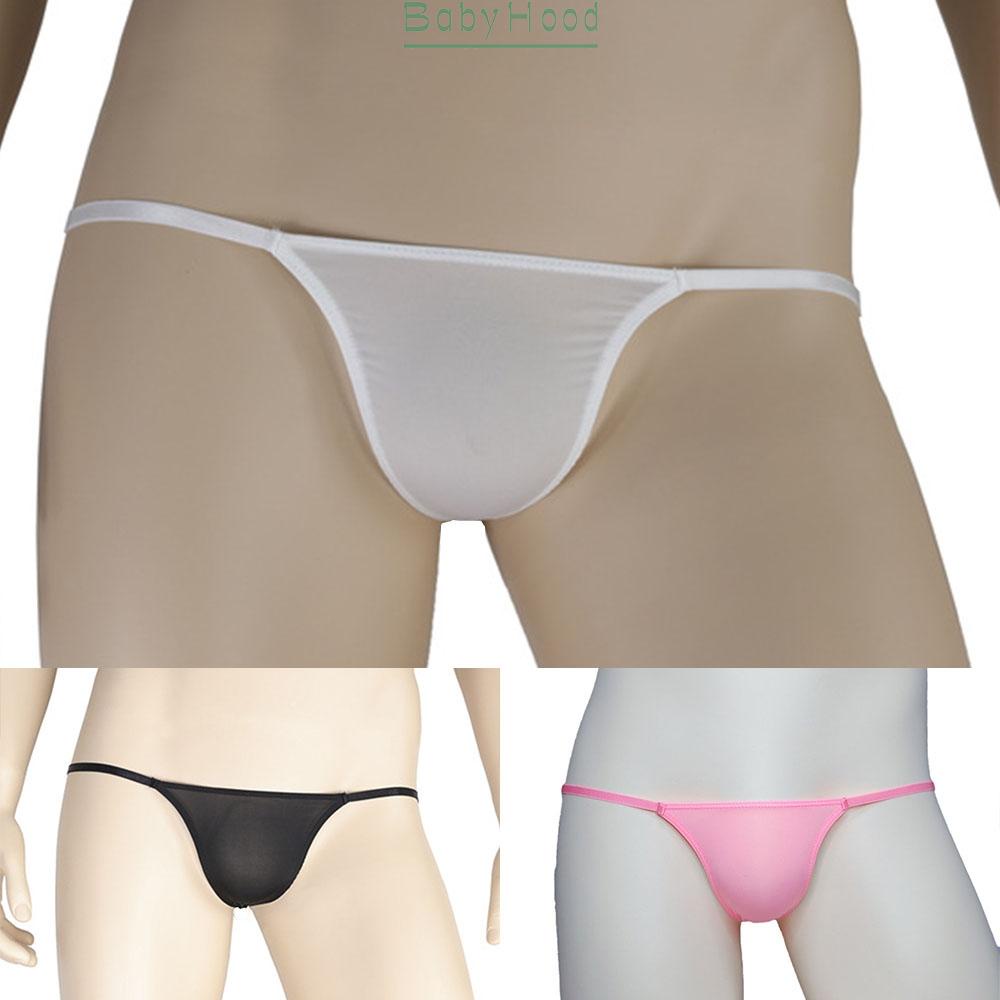 Sissy Mens Sexy T-back Bikini Thong Low-Rise G-String Briefs Lingerie Underwear#BBHOOD