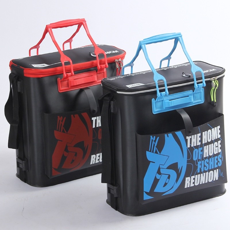 Thùng đựng cá cao cấp có dây đeo để giỏ cá ABS