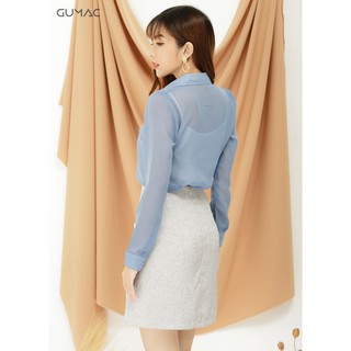 Áo sơ mi 2 lớp GUMAC A09922_XANH