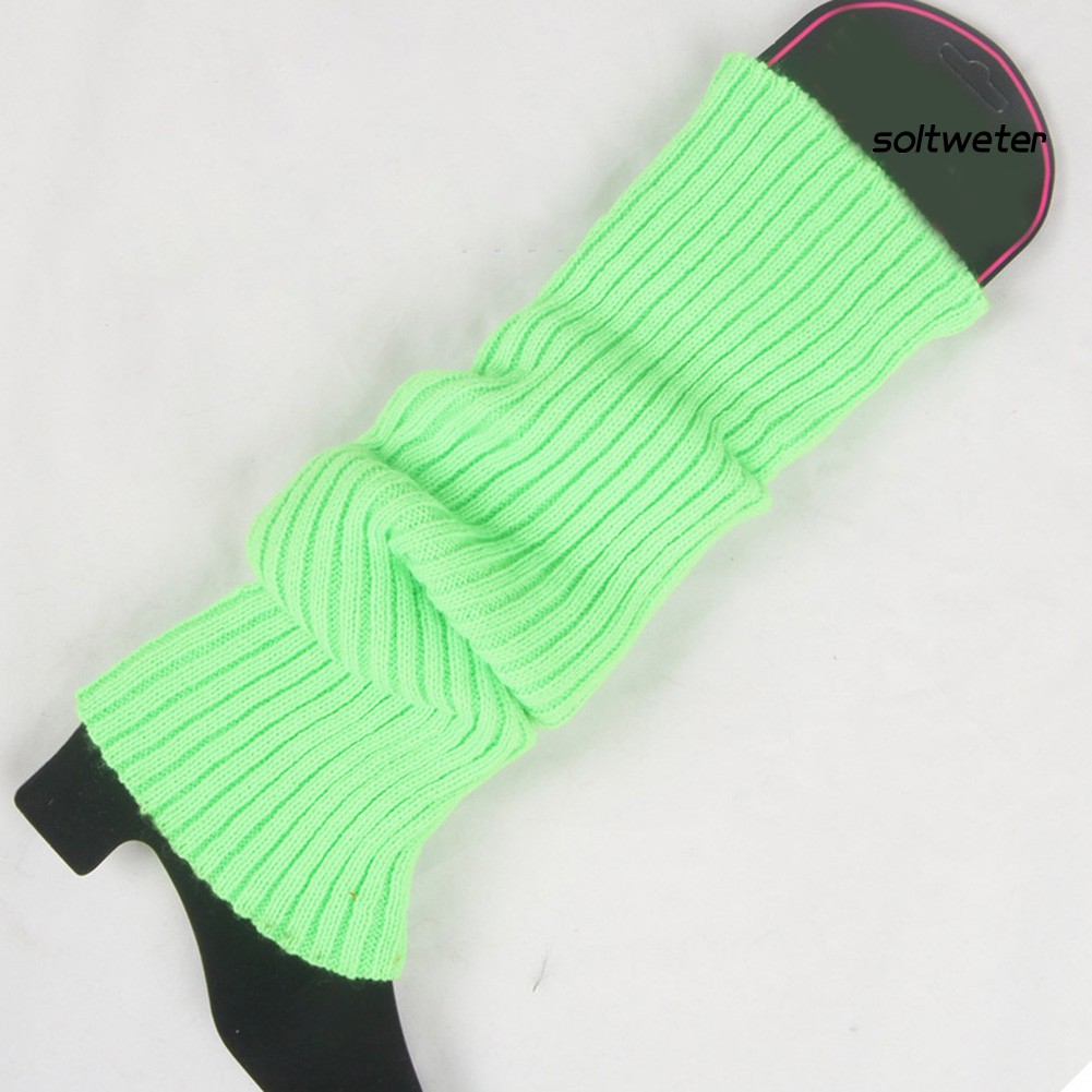 Đôi Tất Ống Chân Màu Trơn Mang Bốt Thời Trang Cho Nữ