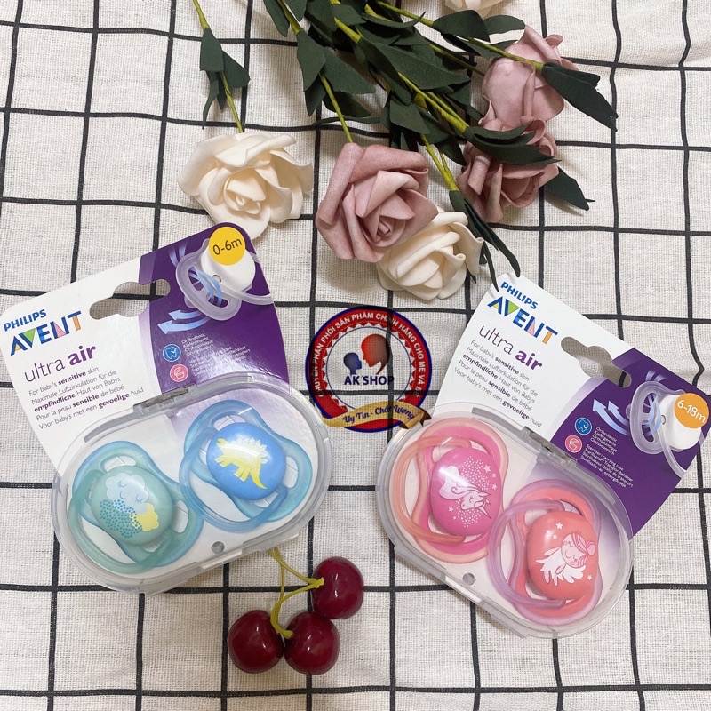 Ti giả avent ultra air hàng chính hãng 100% (sẵn)