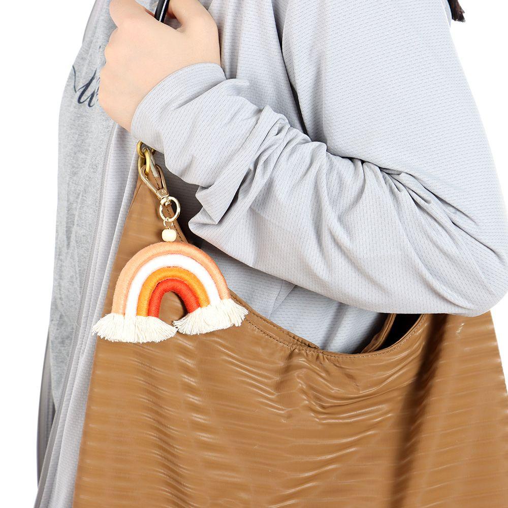 Móc Khóa Màu Cầu Vồng Phong Cách Boho Dành Cho Nữ