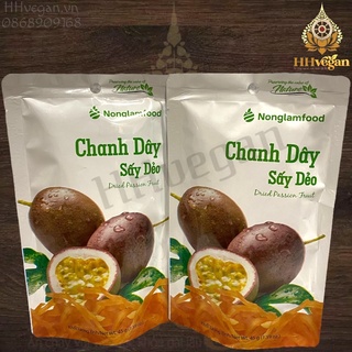 Chanh dây sấy dẻo Nonglamfood - 1 túi 45g - Hoa quả sấy dẻo thiên nhiên tốt cho sức khỏe