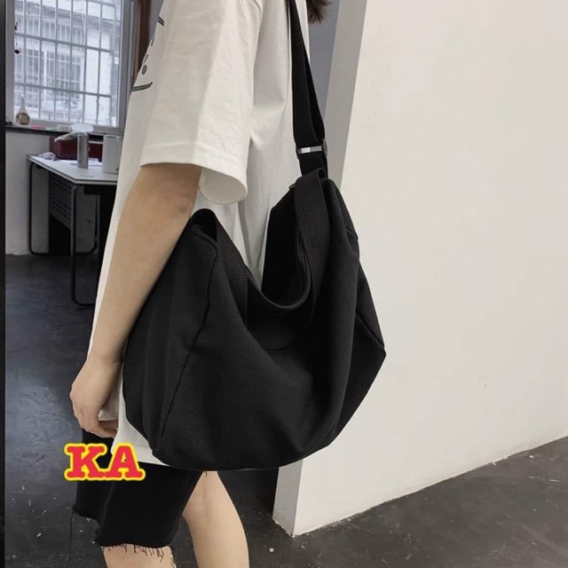 Túi đeo chéo Kaki trơn KA12 | BigBuy360 - bigbuy360.vn