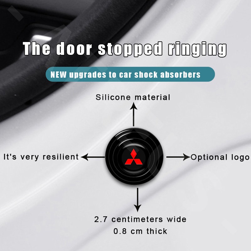 Vòng Đệm Chống Sốc Cách Âm Cho Cửa Xe Hơi Mitsubishi Xpander Mirage Kuda Lancer Pajero Outlander Attrage